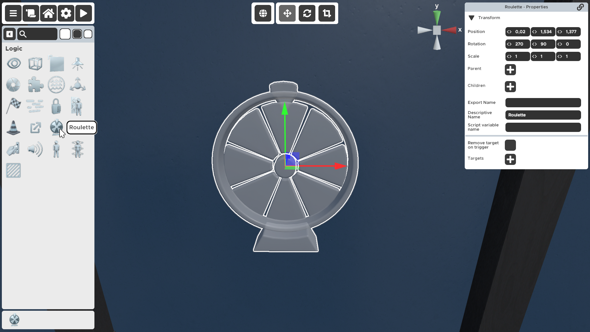 Roulette Selector