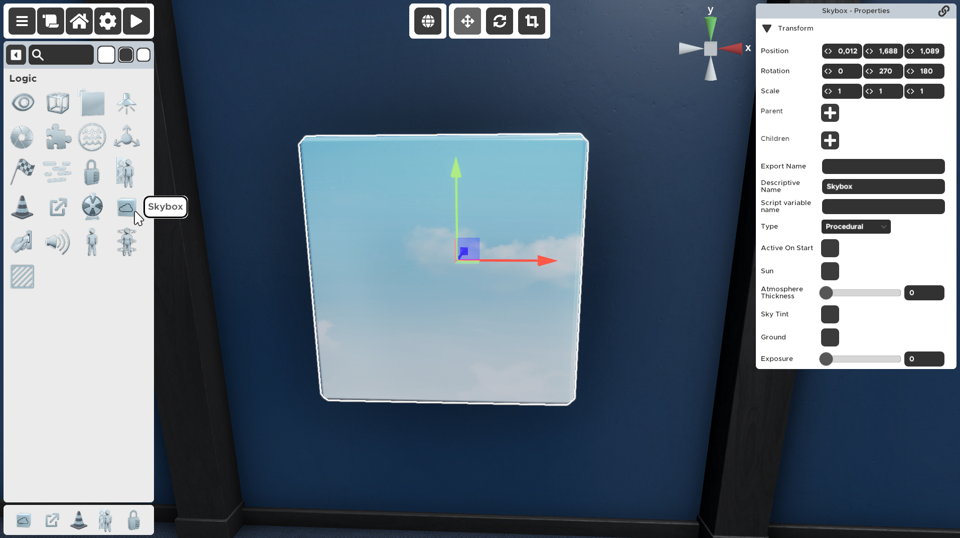 Skybox Selector